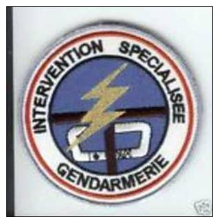 ECUSSON BRODE GENDARMERIE  "INTERVENTION SPECIALISEE". - Police & Gendarmerie