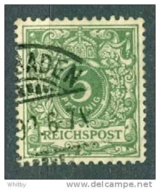 Germany 1889  5pf  Numeral Issue #47 - Used Stamps