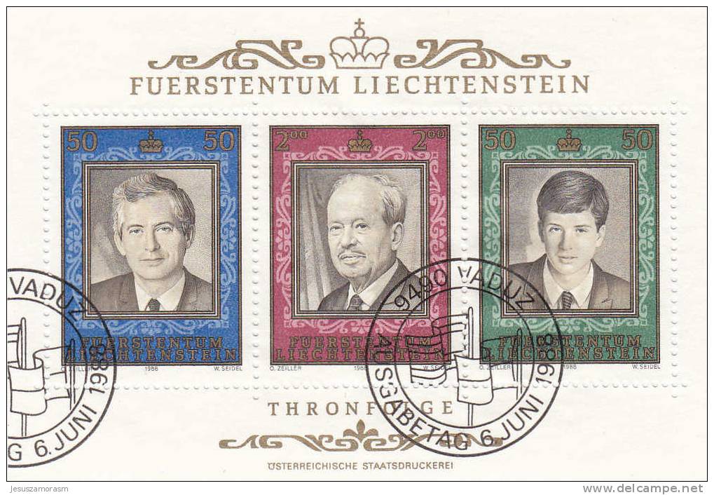 Liechtenstein Hb 16 Usada - Blocks & Sheetlets & Panes