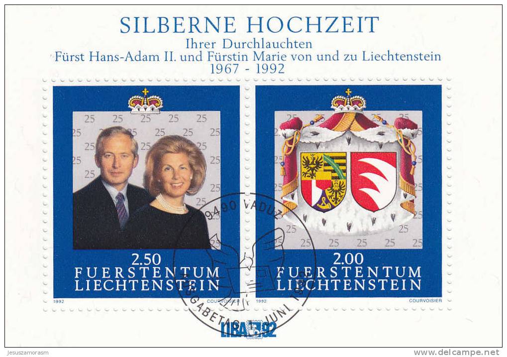Liechtenstein Hb 17 Usada - Blocks & Sheetlets & Panes