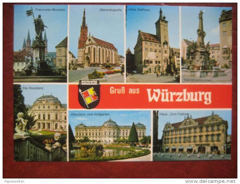 Würzburg - Mehrbildkarte - Wuerzburg