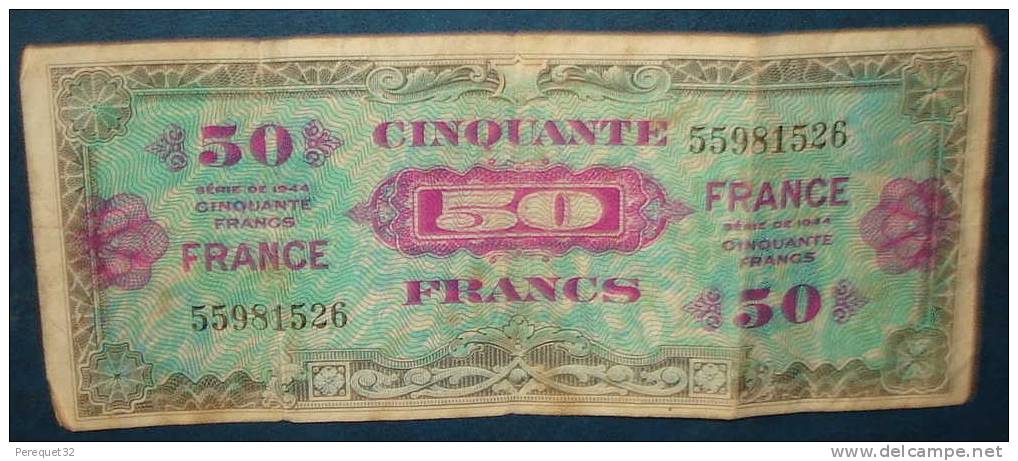 50 Francs,1944.55981526 - 1945 Verso Francia