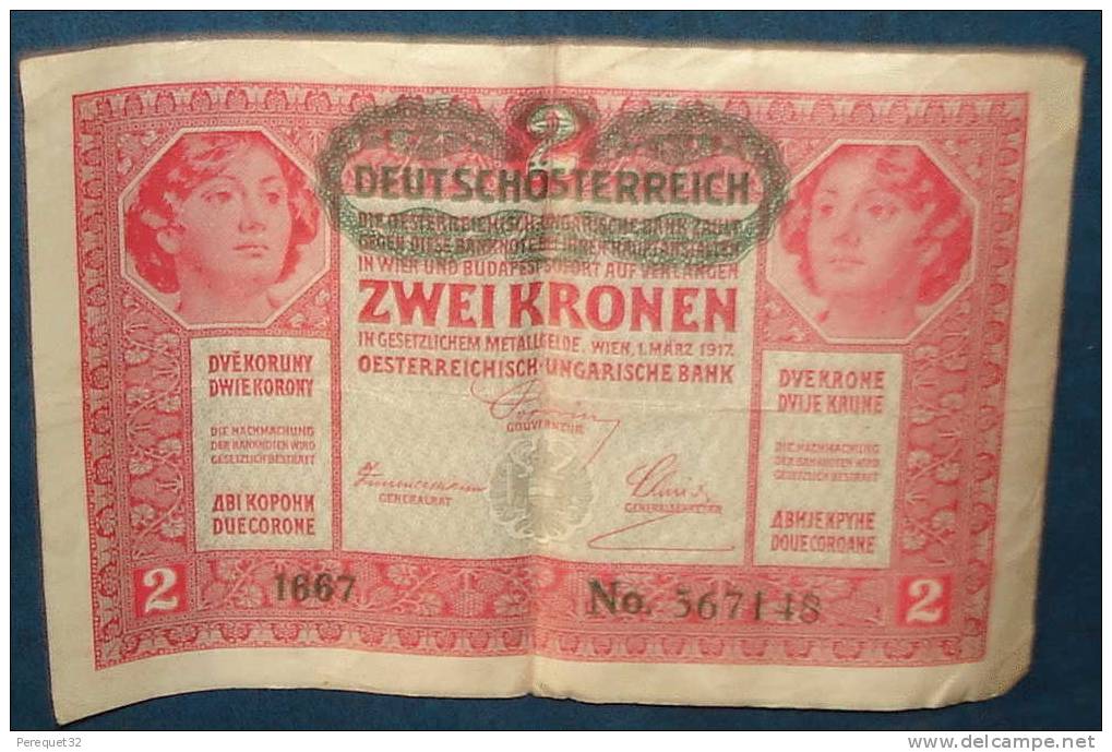 2 Korona.1917 - Hongrie