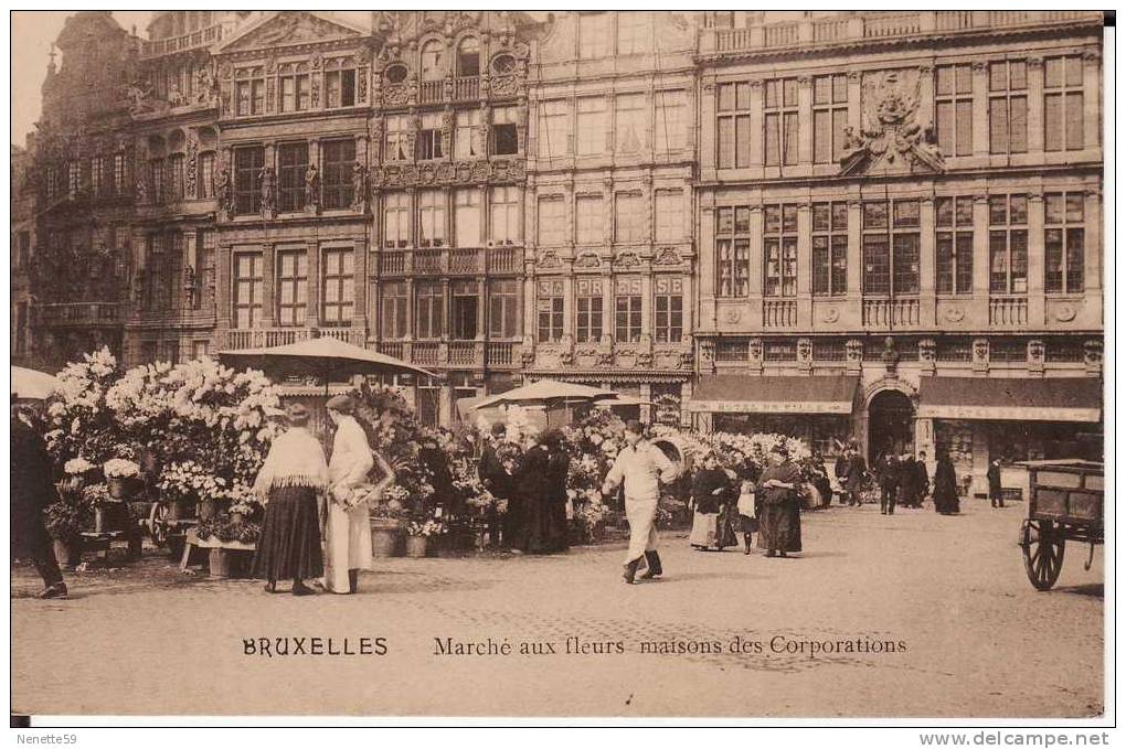 BRUXELLES  Marché Aux Fleurs Très Bon état - Marchés