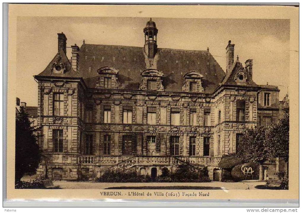 Postal ,Verdun, Ayuntamiento 1623, Francia, Post Card - Verdun