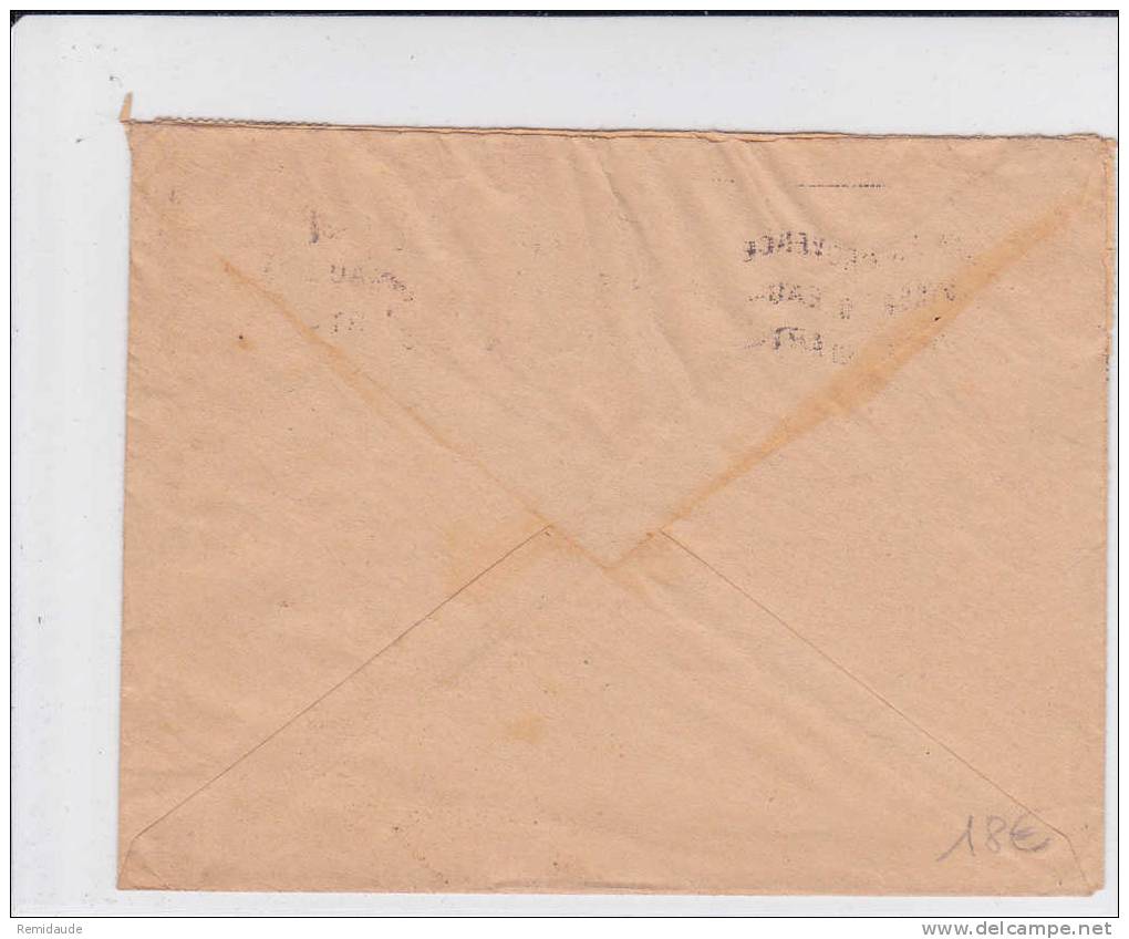 1948 - YVERT N°805 SEUL Sur LETTRE De AIX EN PROVENCE  (BdR) Pour VEJEN (DANEMARK) ! - Briefe U. Dokumente