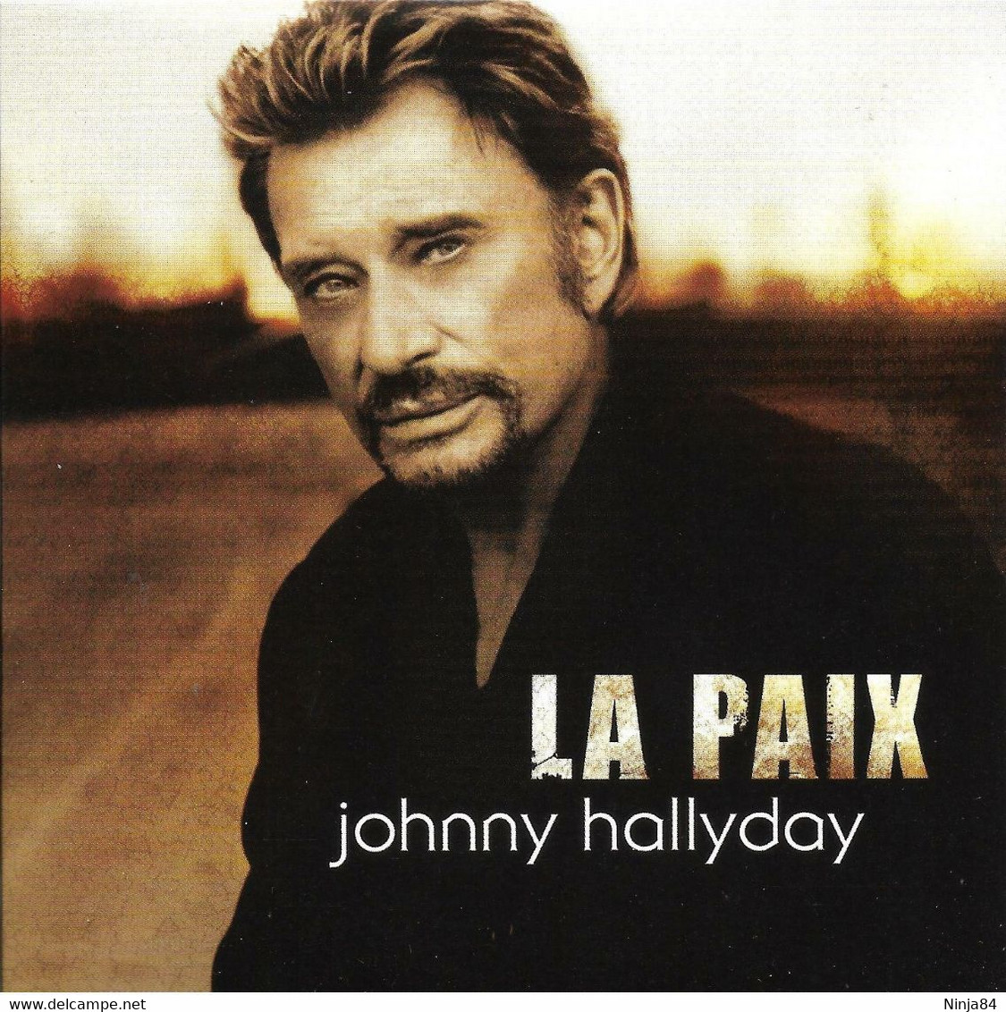 CDS  Johnny Hallyday / Zazie  "  La Paix  "  Promo - Collectors