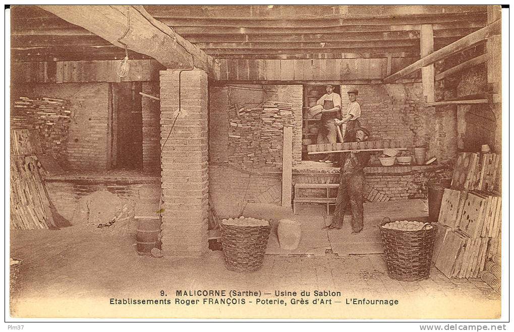 MALICORNE - Usine Du Sablon - Poterie, Grès D'Art - Malicorne Sur Sarthe