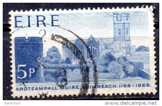 IRELAND 1968 800th Anniv Of St. Mary's Cathedral, Limerick - 5d St Mary's Cathedral, Limerick  FU - Used Stamps