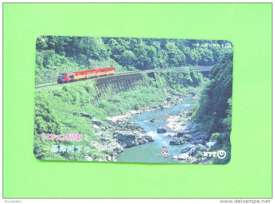 JAPAN  -  Magnetic Phonecard/Railway Locomotive/Train - Trains