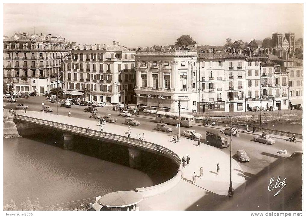 Pyrénées Atlantiques , Bayonne , Le Pont Sur La Nive En 1961 , Ed Photo Chatagneau De Bordeaux - Bayonne