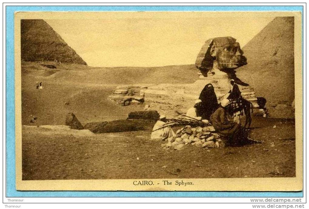 CAIRO  -  THE  SPHYNX  -   BELLE CARTE ANIMEE  - - Sphinx