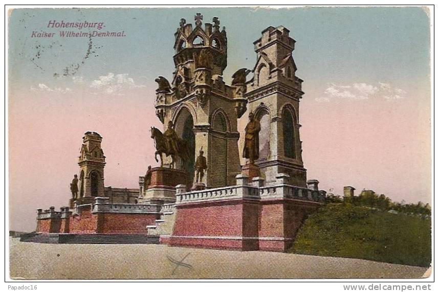 D - NRW -  Hohensyburg - Kaiser Wilhelm-Denkmal - Ed. Hermann Lorch N° 30445 (gelaufen 1923) - [Dortmund] - Dortmund