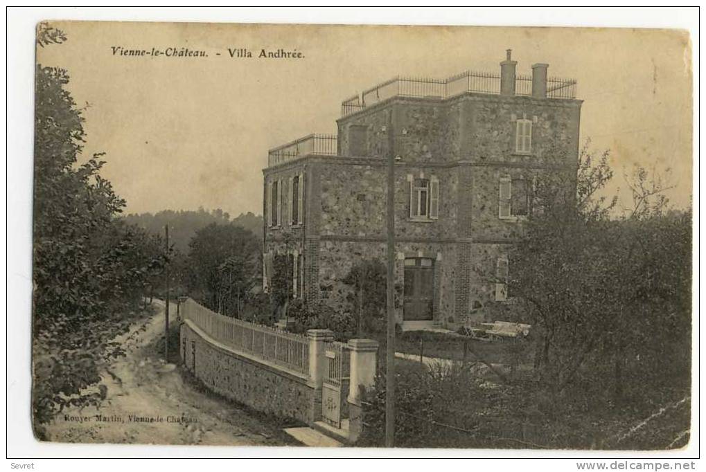 VIENNE LE CHÂTEAU. -Villa Andhrée - Sonstige & Ohne Zuordnung