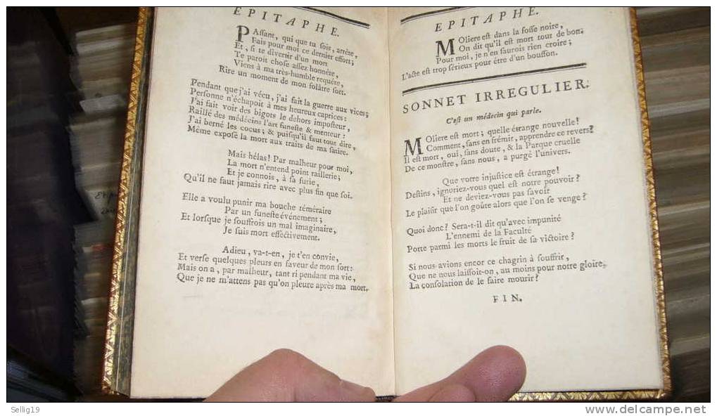 Oeuvres de Molière 1739 en 8 vol