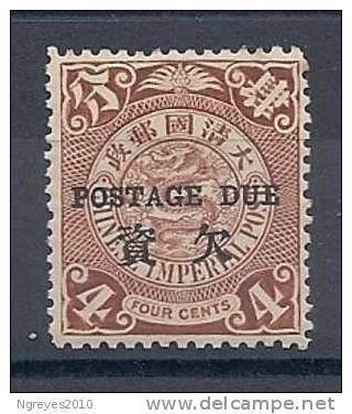 CHN0079 LOTE CHINA TAXE 4 ** - Unused Stamps
