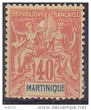 £5 -  MARTINIQUE -   N° 40 - NEUF - Other & Unclassified