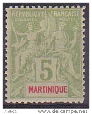 £5 -  MARTINIQUE -   N° 44 - NEUF - Other & Unclassified