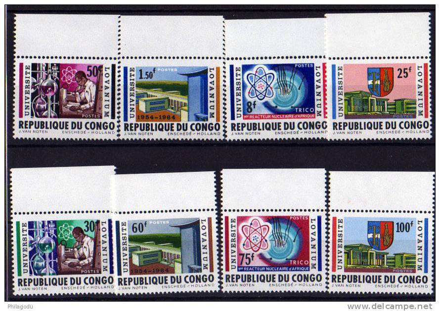 Congo 1964, 10e L’Université Lovanium,   524/531**  Postfrich ++ Mint N.H - Andere & Zonder Classificatie