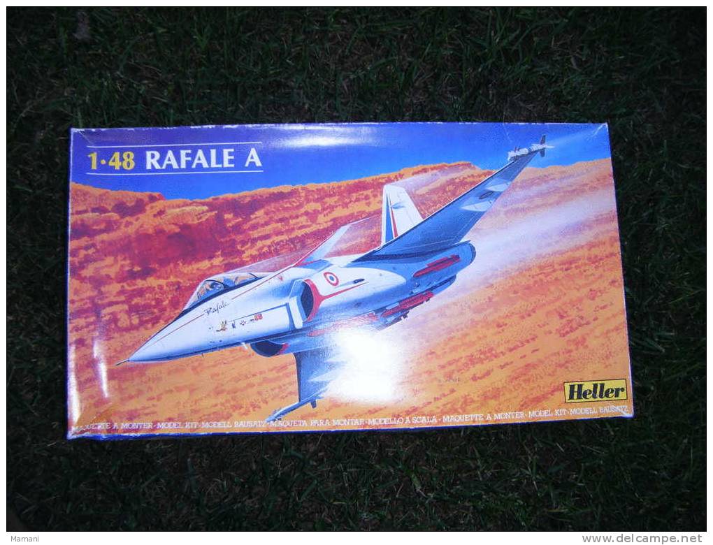 Maquette Plastique-avion Militaire-1.48 Rafale A-ref 80421-heller-- - Flugzeuge