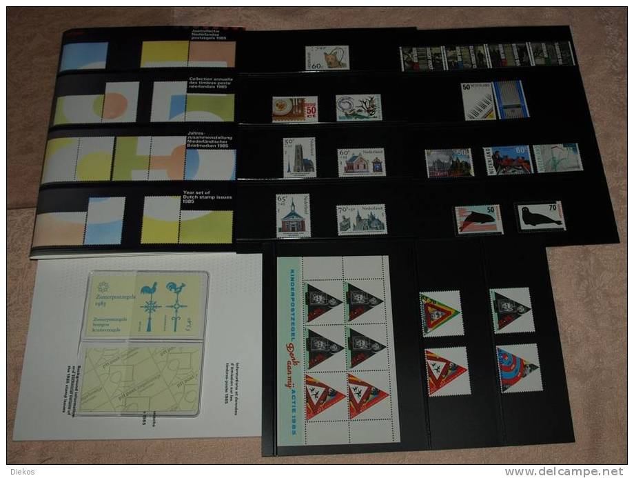 Jahrgang Netherlands  1985 Postfrisch, Year Set, MNH  Mit Markenheft  #L58 - Collections