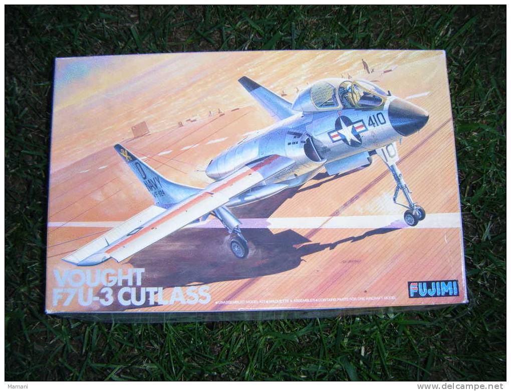 Maquette Avion Militaire---en Plastique-vought F 7U-3 Cutlass -fujimi--1/72 N°7ah10 1200- - Vliegtuigen