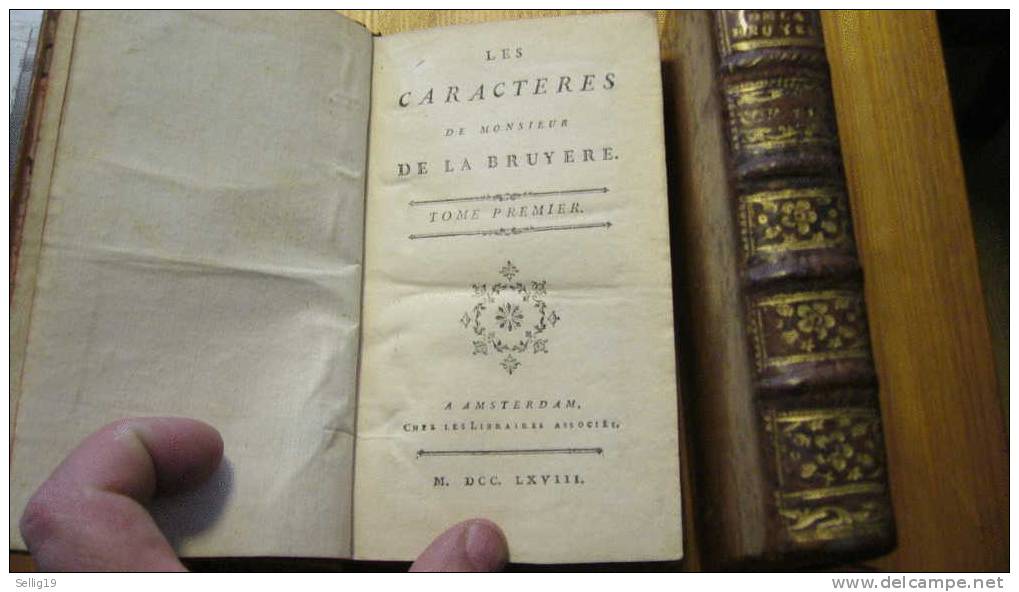 Les Caractères De La Bruyère - 1768 - 1701-1800