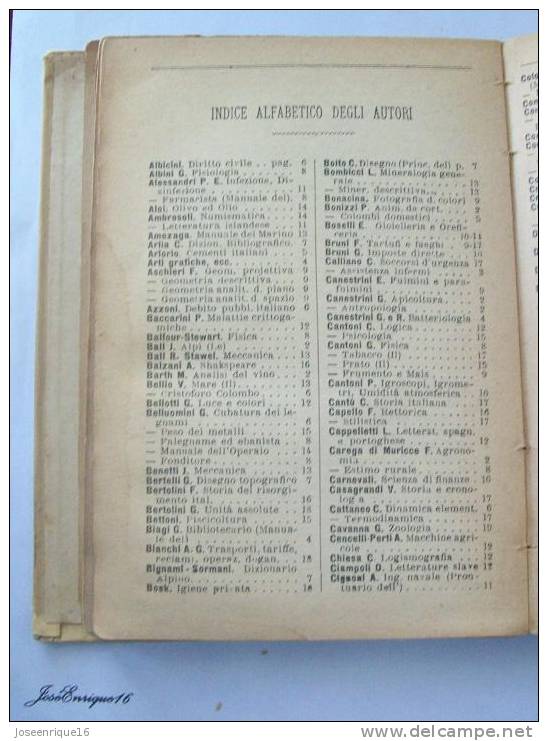 DOTTRINA POPOLARE, ULRICO HOEPLI. MANUALI IN QUATTRO LINGUE. MILANO 1891 GIUSEPPE SESSA - Alte Bücher