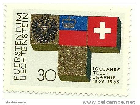 1969 - Liechtenstein 465 Telegrafia   ----- - Nuovi
