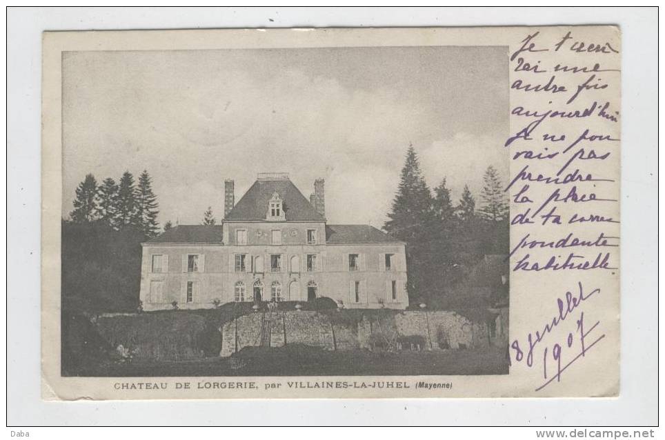 Chateau De Lorgerie. Par Villaines- La - Juhel. - Villaines La Juhel