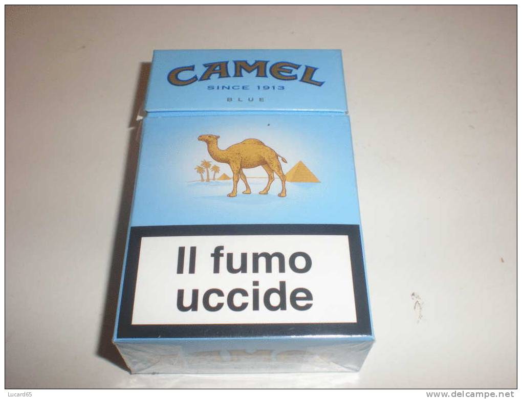 TABACCO - CAMEL COLLECTORS -  CAMEL BLUE  - EMPTY PACK ITALY - Schnupftabakdosen (leer)