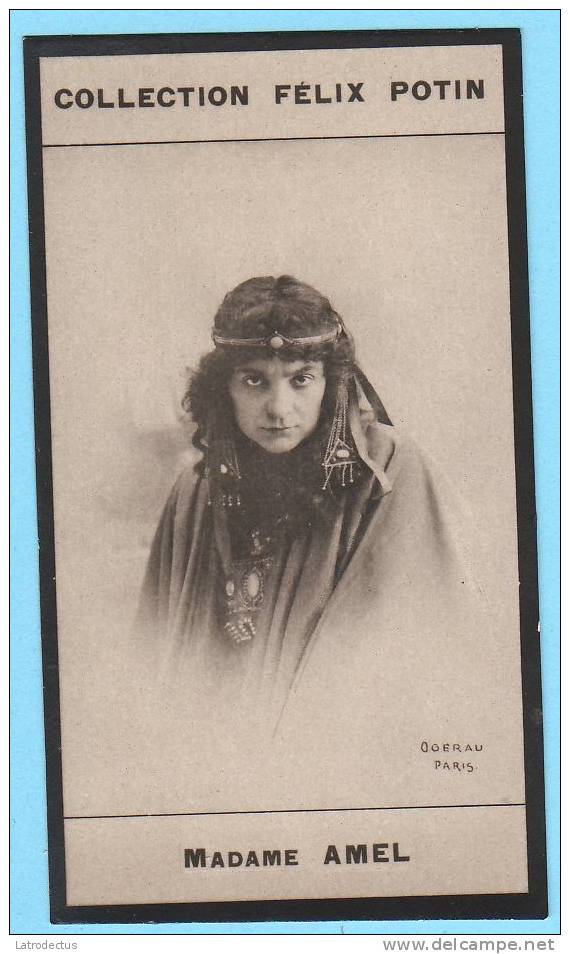 Collection Felix Potin - 1898 - REAL PHOTO - Amel (Mme), Artiste Dramatique - Félix Potin