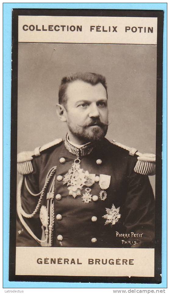 Collection Felix Potin - 1898 - REAL PHOTO - Général Brugère - Félix Potin