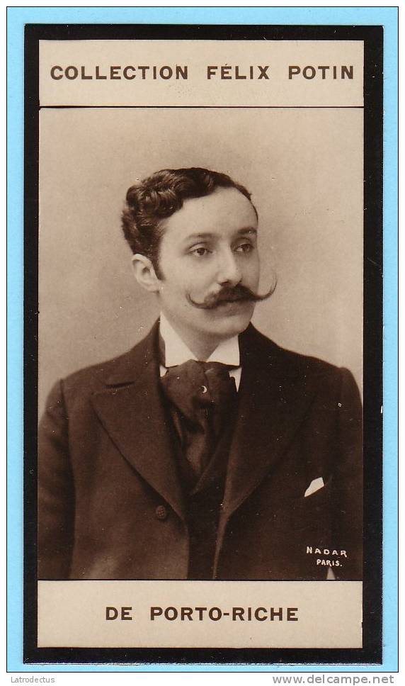 Collection Felix Potin - 1898 - REAL PHOTO - Georges De Porto-Riche, Dramaturge Et Romancier Français - Félix Potin