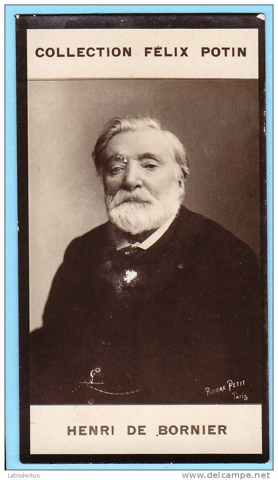 Collection Felix Potin - 1898 - REAL PHOTO - Henri De Bornier, Homme De Lettres - Félix Potin