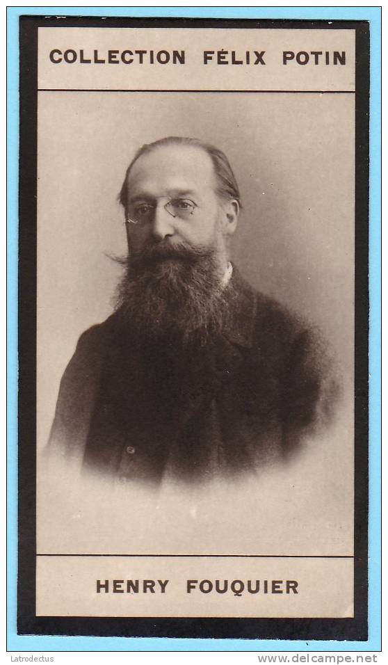 Collection Felix Potin - 1898 - REAL PHOTO - Henry Fouquier, Homme De Lettres - Félix Potin