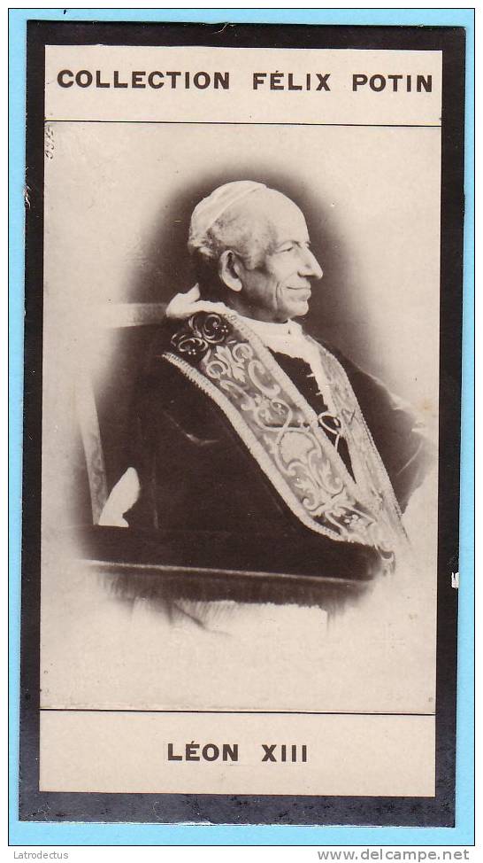 Collection Felix Potin - 1898 - REAL PHOTO - Léon XIII, Leo XIII, Pope, Pape - Félix Potin