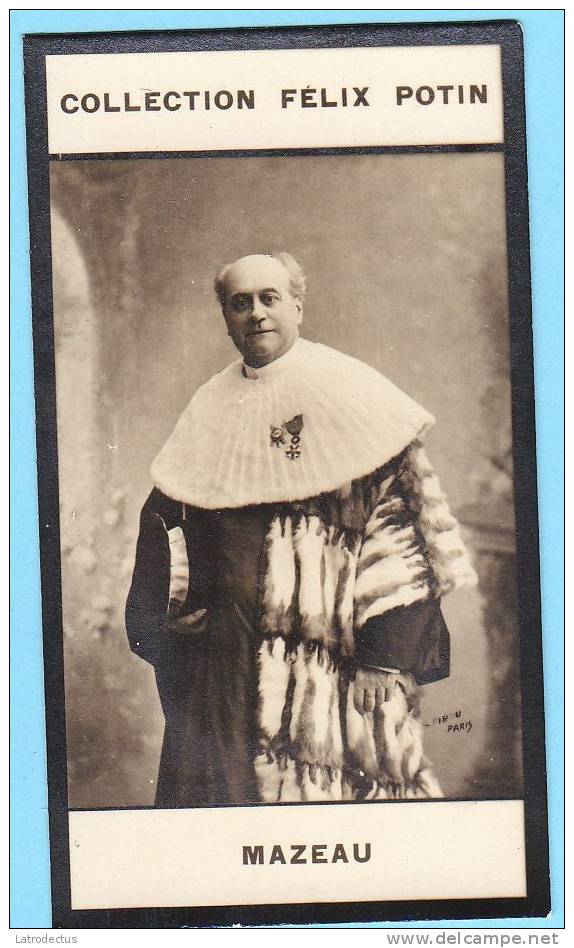 Collection Felix Potin - 1898 - REAL PHOTO - Mazeau, Premier Président De La Cour De Cassation - Félix Potin