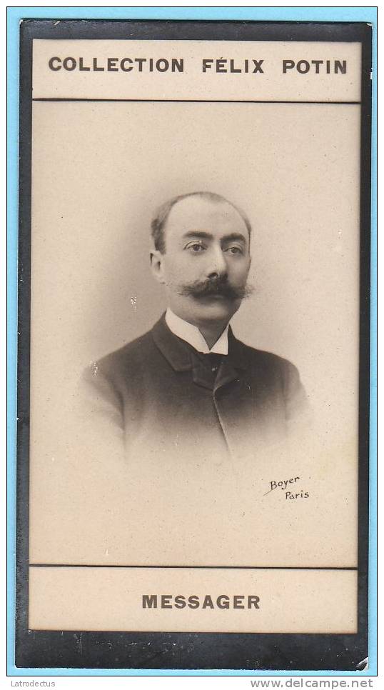 Collection Felix Potin - 1898 - REAL PHOTO - André Messager, Compositeur Et Chef D'orchestre Français - Félix Potin