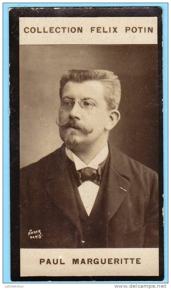 Collection Felix Potin - 1898 - REAL PHOTO - Paul Margueritte, Homme De Lettres - Félix Potin