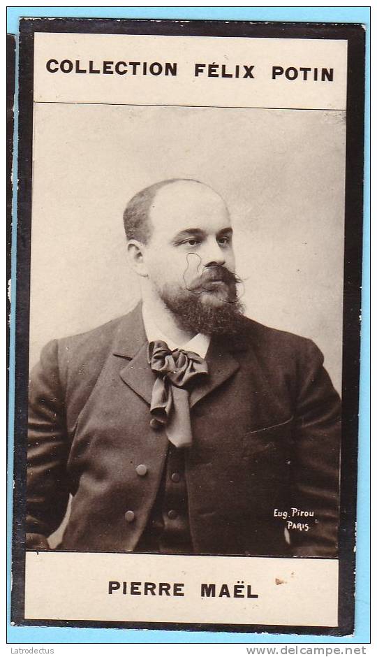Collection Felix Potin - 1898 - REAL PHOTO - Pierre Maël, Homme De Lettres - Félix Potin