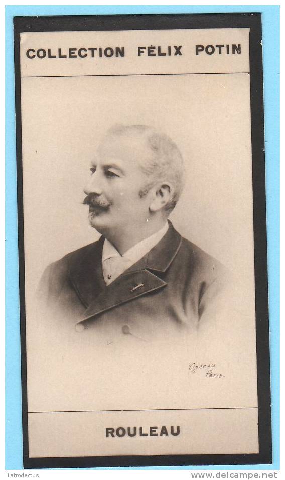 Collection Felix Potin - 1898 - REAL PHOTO - Rouleau, Professeur D'escrime - Félix Potin