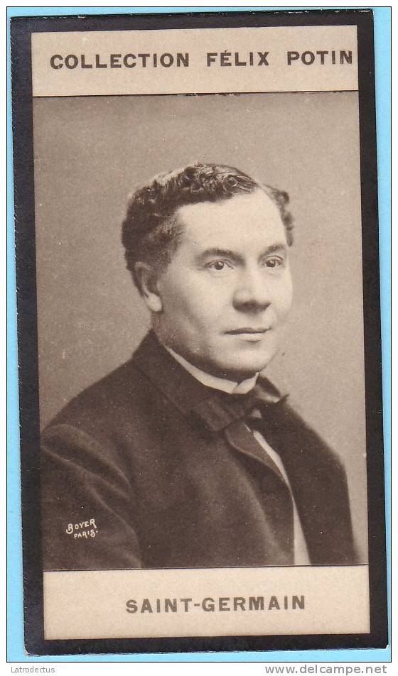 Collection Felix Potin - 1898 - REAL PHOTO - Saint-Germain, Artiste Dramatique - Félix Potin