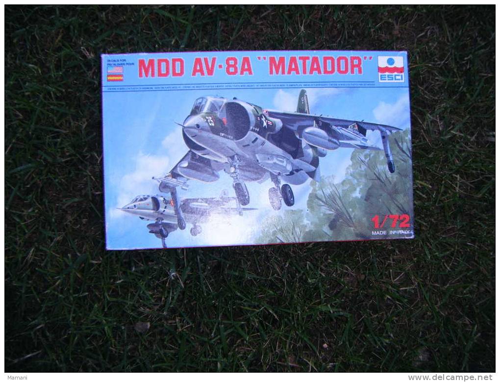 Maquette Avion Militaire-en Plastique-MDD AV 68A "MATADOR"-esc I---1/72 Ref 9036 - Vliegtuigen