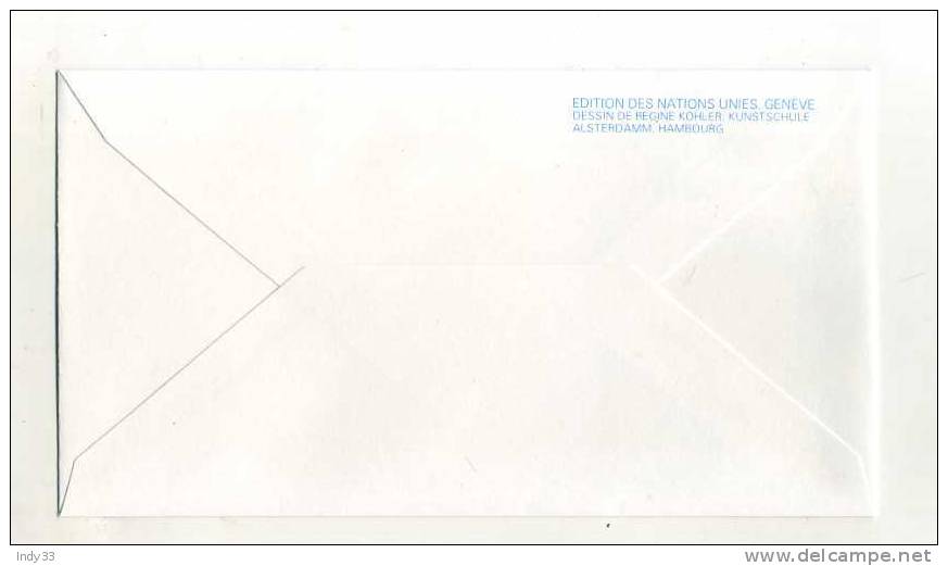 - SUISSE ONU GENEVE . FDC FLAG SERIES . THAILAND . CACHET 25/9/1981 - FDC