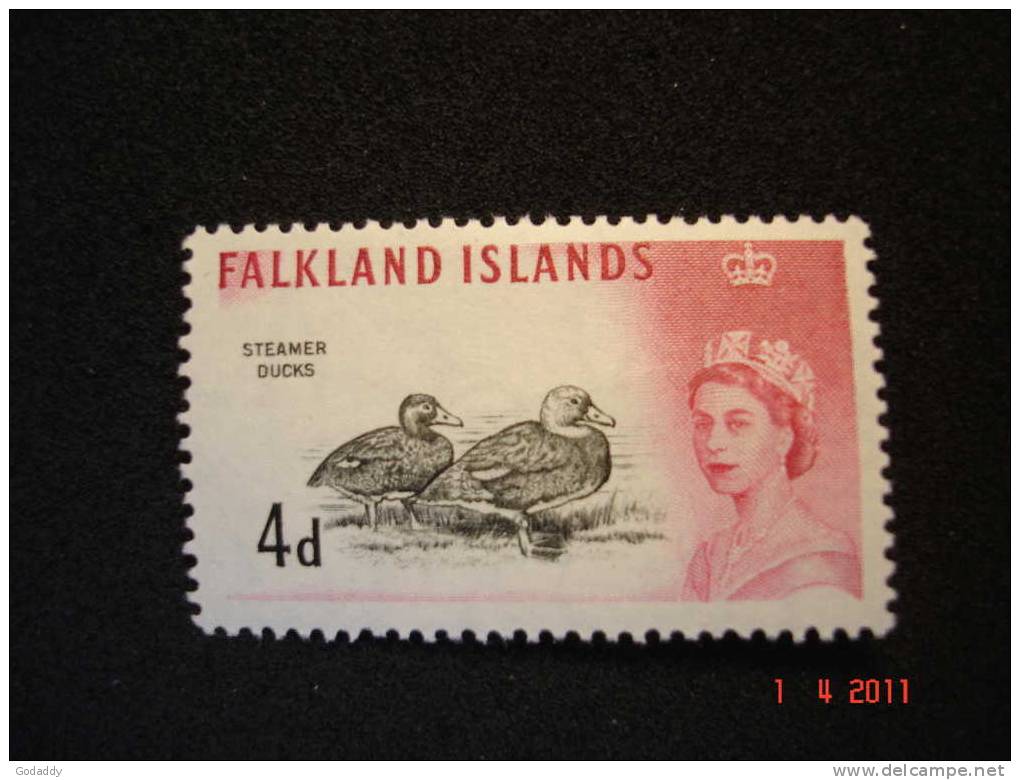 Falkland Is.1960 Q. Elizabeth   4d   MH SG198 - Falkland Islands