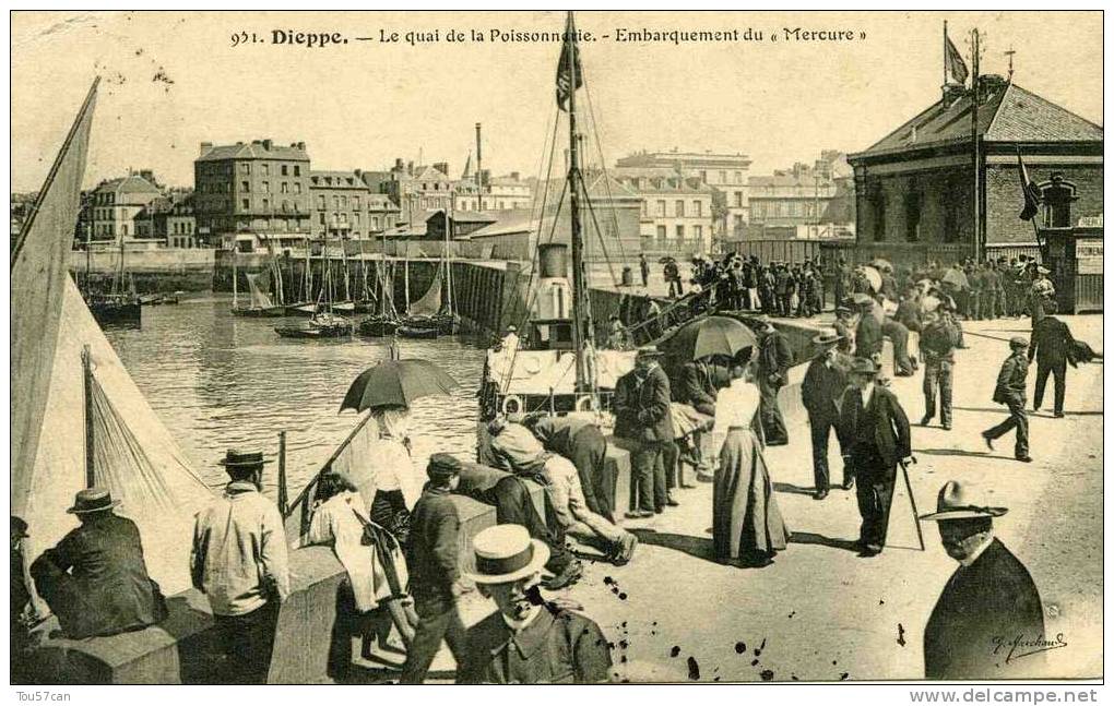 DIEPPE - SEINE-MARITIME - CPA TRES ANIMEE DE 1910. - Dieppe