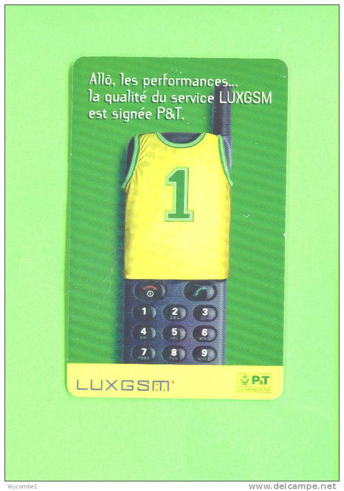 LUXEMBOURG  -  Chip Phonecard As Scan - Luxemburgo