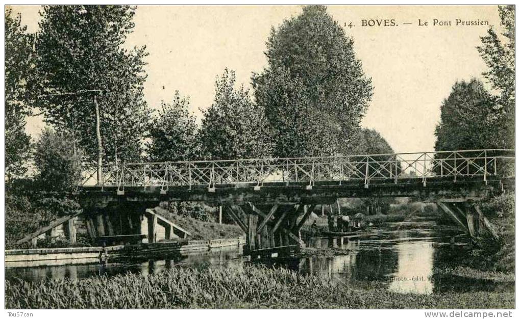 BOVES - SOMME - PEU COURANTE CPA DE 1909. - Boves