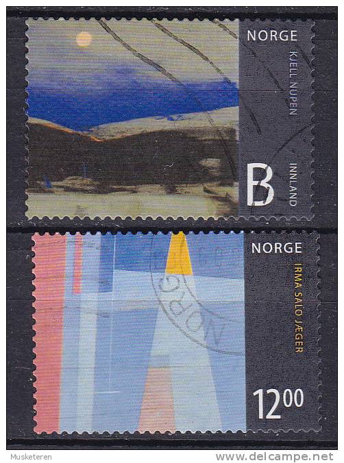 Norway 2009 Mi. 1771-72  A  INNLAND & 12.00 Kr Norwegische Kunst - Used Stamps